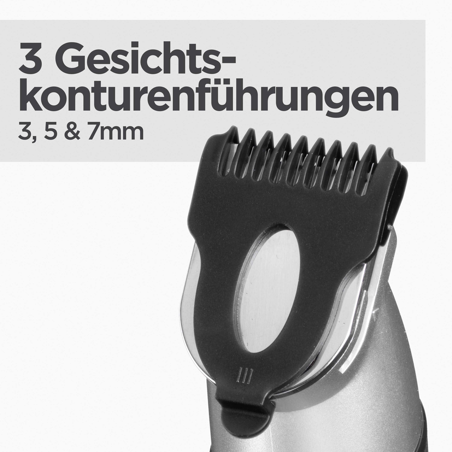 3 Gesichtskonturenf&uuml;hrungen 3,5 & 7 mm